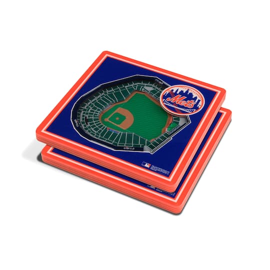 MLB 3D StadiumView Coasters By Youthefan in New York Mets | 4" x 4" | Michaels®